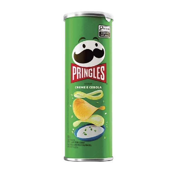 BATATA FR PRINGLES CR CEBOLA 109G 1X120G QTD. 4.00 UN