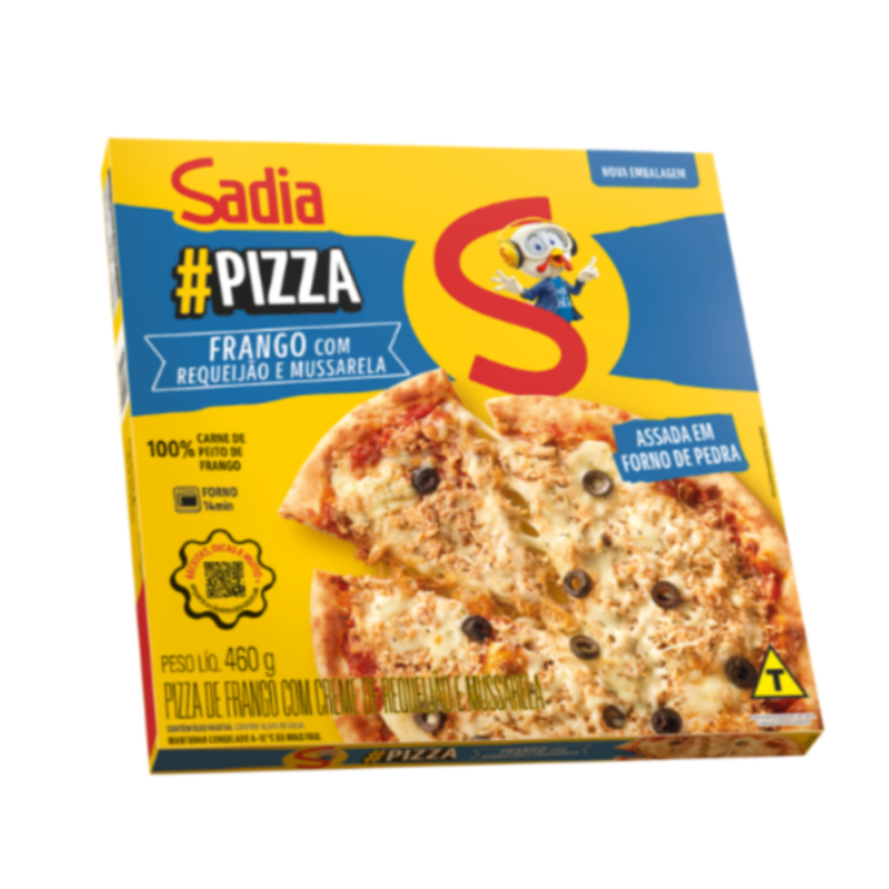 PIZZA SADIA 460G FRANGO REQUEI MUSSARELA